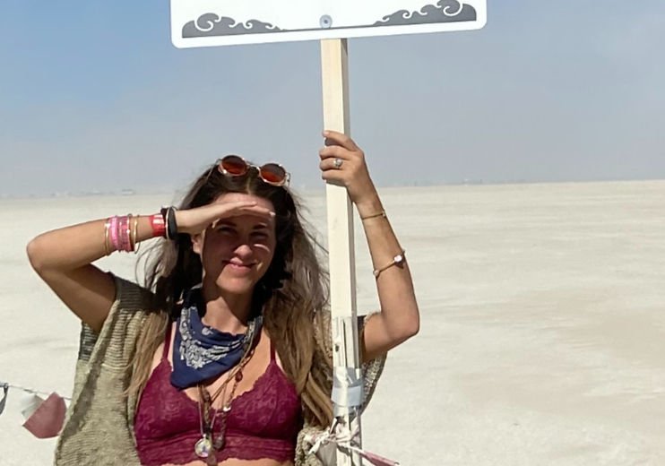 Woman at Burning Man